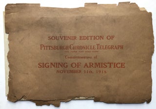 Item #H16410 Souvenir miniature edition of the Signing of the Armistice, November 11, 1918 and...