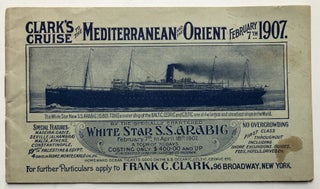 Item #H16440 Pamphlet promoting Clark's Cruise to the Mediterranean and the Orient, February 7,...