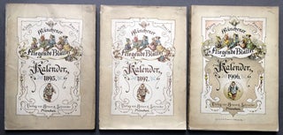 Item #H16476 Münchner Fliegende Blätter. Kalender für 1895, 1897, 1906