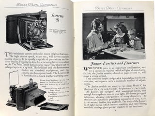 Zeiss Ikon Cameras, 1928 catalog