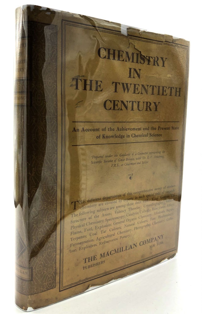 Item #H16514 Chemistry in the Twentieth Century. E. F. Armstrong.