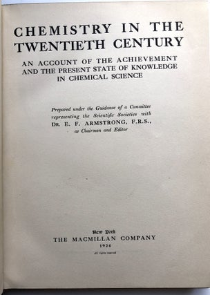 Chemistry in the Twentieth Century