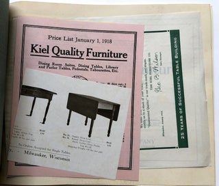 Kiel Furniture Catalogue for 1913, 1916, 1917, 1918 & 1920 -- Arts & Crafts, Mission, Quarter-Sawn Oak, Maple, etc.