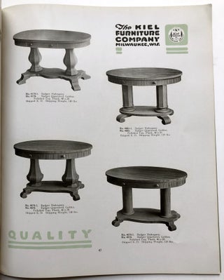 Kiel Furniture Catalogue for 1913, 1916, 1917, 1918 & 1920 -- Arts & Crafts, Mission, Quarter-Sawn Oak, Maple, etc.