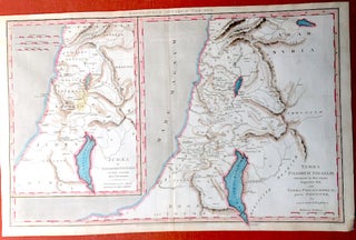 Item #H1663 1809 map of the Holy Land: Terra Filiorum Israelis, antequam in duo regna dispertita...