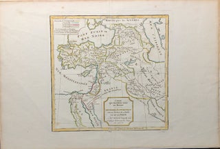 Item #H1665 1806 French map of the Holy Land, Turkey and parts of Central Asia in ancient times :...