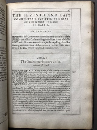 Observations Upon Caesars Commentaries, setting forth the Practice of the Art militarie in the time of th Romaine Empire for the better direction of our moderne Warres