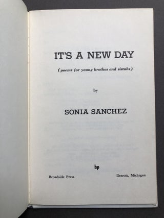 It's a New Day ( poems for young brothas and sistuhs )