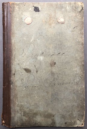 Item #H16803 1837 blank tall account book from Louisville, KY