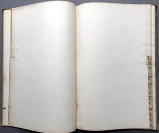 1837 blank tall account book from Louisville, KY