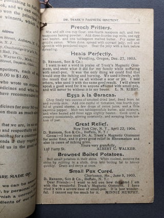 Ransom's Family Receipt Book, 1905