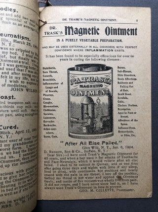 Ransom's Family Receipt Book, 1905