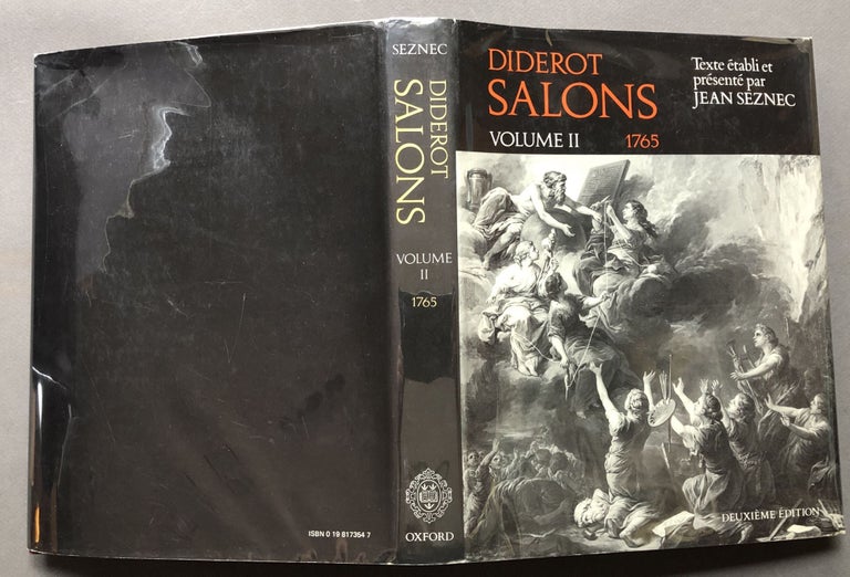 Item #H16971 Diderot: Salons, Volume II, 1765, Second Edition. Denis Diderot, Jean Seznec, Jean Adhimar.