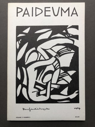 Item #H16997 Paideuma, a journal devoted to Ezra Pound scholarship. Vol. 11 no. 3, Winter 1982....