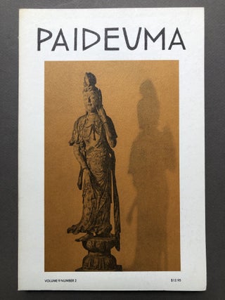 Item #H17001 Paideuma, a journal devoted to Ezra Pound scholarship. Vol. 9 no. 2, Fall 1980. Hugh...