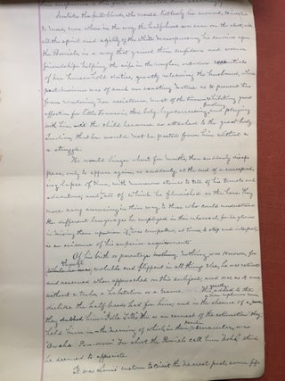 "Loolee Palava" A French - Indian Romance of Fort Duquesne -- 58 pp handwritten manuscript of a novelette set in Pittsburgh during the Seven Years War. Ca. 1896.