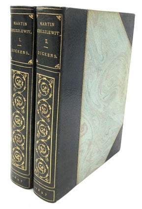 Item #H17628 The Life and Adventures of Martin Chuzzlewit, 2 volumes. Charles Dickens