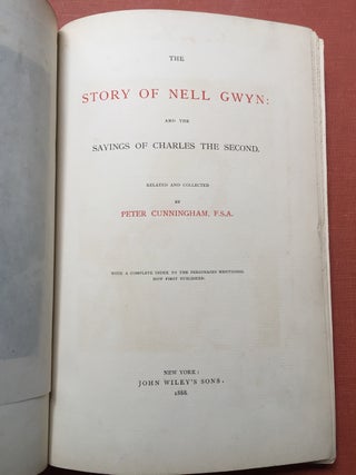 Item #H1782 The Story of Nell Gwyn: And the Sayings of Charles the Second, related and collected...