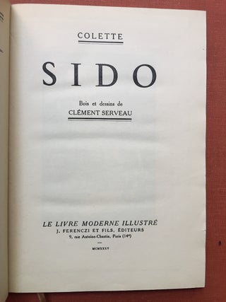 Sido, Bois et dessins de Clément Serveau