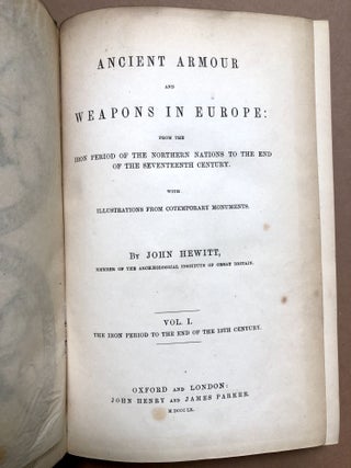 Ancient Armour and Weapons in Europe, 3 volumes