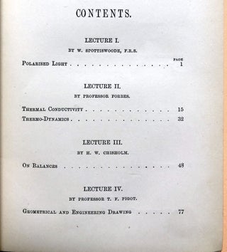 Science Lectures at South Kensington, 2 volumes