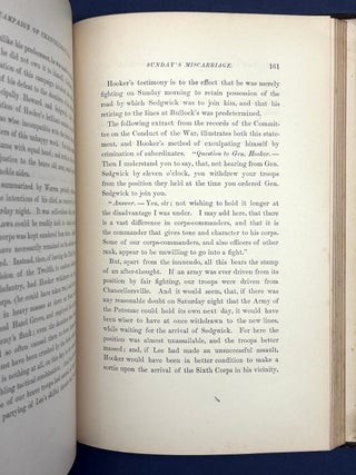 The Campaign of Chancellorsville (1881) inscribed to the Comte de Paris, fellow Civil War historian!
