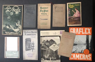 Item #H19338 Group of 37 German and American photography brochures, pamphlets, catalogs,...