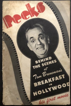 Item #H20289 Peeks behind the scenes at Tom Breneman's Breakfast in Hollywood (1946). Tom Breneman