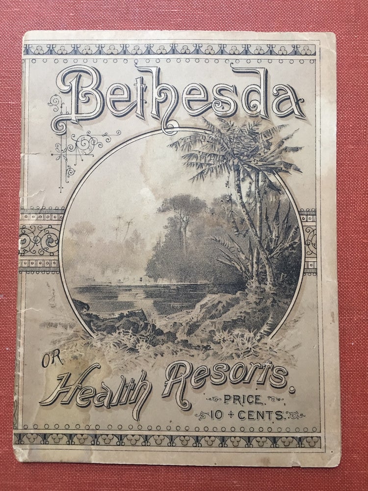 Item #H2033 "Bethesda" A Traveller's Criticism on our Health Resorts, their Scenery, Climatic Peculiarities and Curative Influence. Clapp Billings, Co.