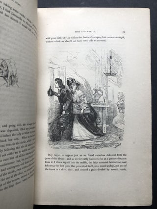 The Adventures of Gil Blas of Santillane translated ... by T. Smollett, M.D. and illustrated by Jean Gigoux, 2 volumes, finely bound