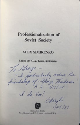 Professionalization of Soviet Society