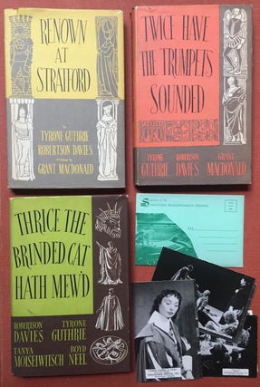 Item #H2121 3 Canadian Stratford Shakespeare Festival Titles: Renown at Stratford, a Record of...