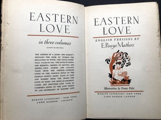 Eastern Love, 3 vols.