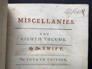 Miscellanies, 12 vols. 1745-1749; Sir Walter Scott’s copy