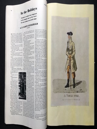Esquire Magazine, December 1937, with FS Fitzgerald's "In the Holidays" etc.