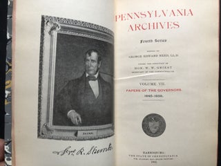 Pennsylvania Archives, Fourth Series, Vol. VII: Papers of the Governors, 1845-1858