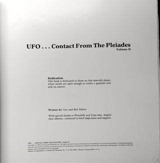UFO...Contact from the Pleiades, Vol. 1 & 2