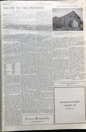 Centenary edition of THE PITTSBURGH CATHOLIC, commemorating the completion of 100 years of the Diocese of Pittsburgh 1843-1944