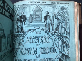The Mystery of Edwin Drood, first edition bound from parts (including original wrappers), featuring "Cork" ad