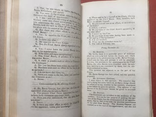 A report of the proceedings upon an information in the nature of a quo-warranto, at the suit of the King against Waller O'Grady, Esq., respecting the right of appointment to the office of clerk of the pleas in His Majesty's Court of Exchequer in Ireland, tried at Bar in the Court of King's Bench, Dublin, upon the 16th, 18th, 19th, 20th, 22d, 23d, 25th, and 26th days of November, 1816