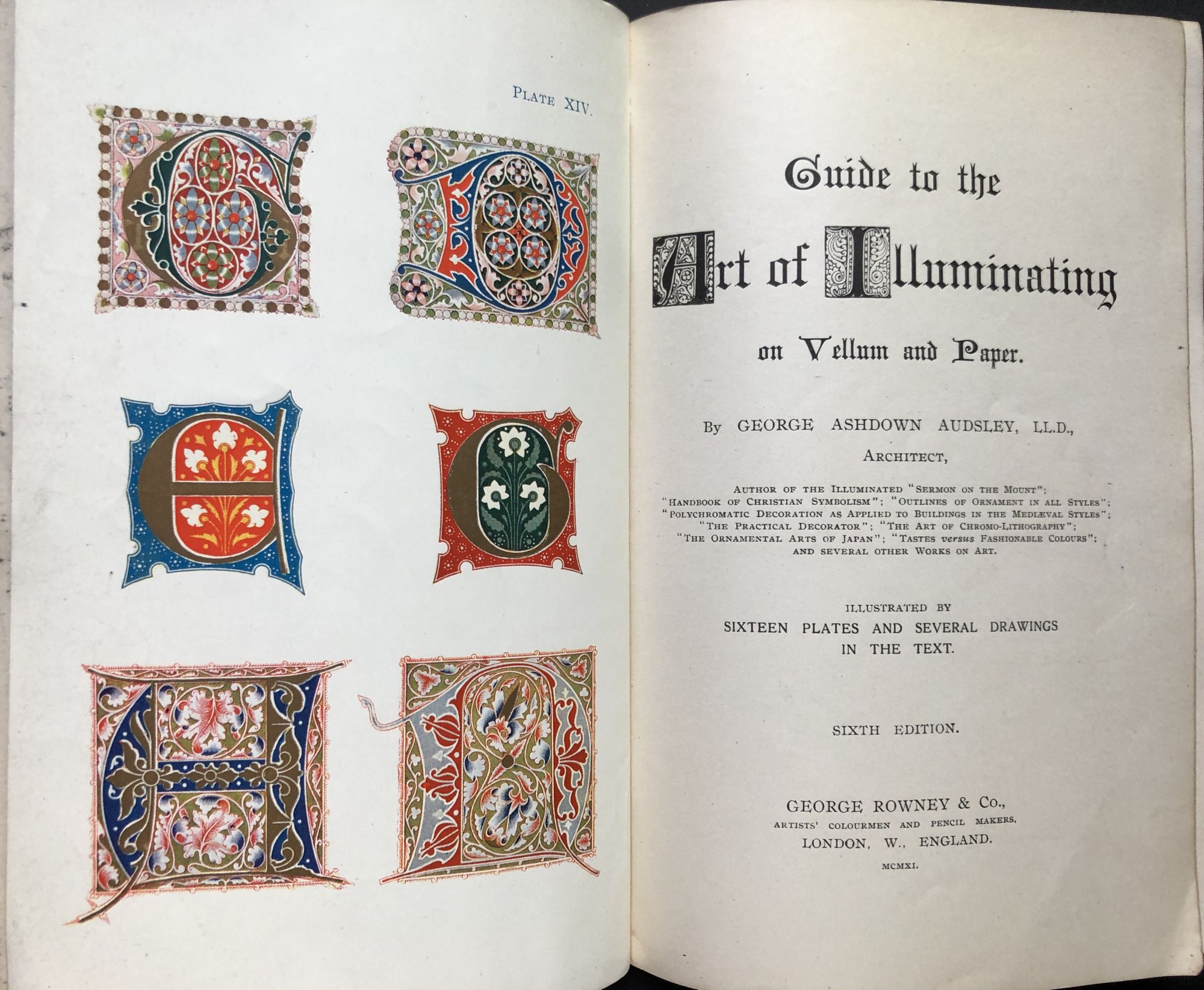 Guide to the Illuminating on Vellum and Paper Ashdown Audsley