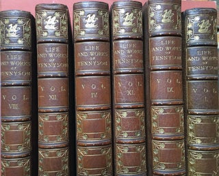The Life and Works of Alfred Lord Tennyson (12 volumes, 1898, limited edition of 1050, finely bound by Hatchard)