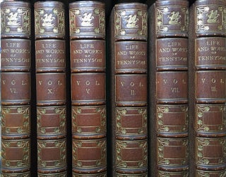 The Life and Works of Alfred Lord Tennyson (12 volumes, 1898, limited edition of 1050, finely bound by Hatchard)