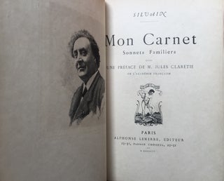Mon Carnet, Sonnets Familiers (inscribed to his daughter) 1904
