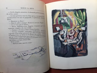 Morte la Bête, illustré de trente aquarelles de L. Lacoste