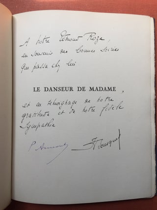 Le Danseur de Madame - inscribed to Edmond Roze