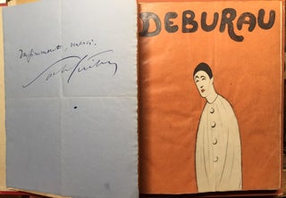 Item #H2480 Working manuscript of DEBURAU (1918) with many additions and corrections by Guitry,...