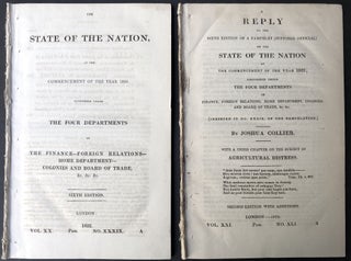 Item #H25379 The State of the nation, at the commencement of the year 1822, considered under the...