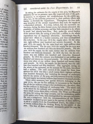 The State of the nation, at the commencement of the year 1822, considered under the four Departments of the Finance, Foreign Relations, Home Department, Colonies and Board of Trade [and] A Reply to the Sixth Edition of a Pamphlet (Supposed Official) on the State of the Nation