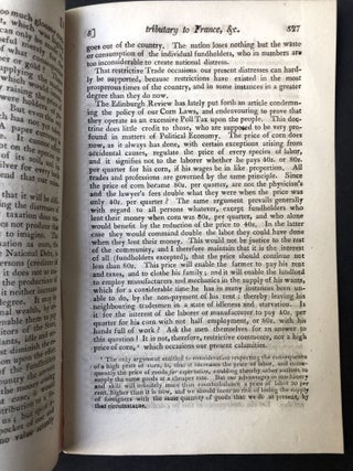 The United Kingdom tributary to France, the real cause of the distresses of the country; demonstrated in a letter to the Right Hon. the Earl of Liverpool, First Lord of the Treasury